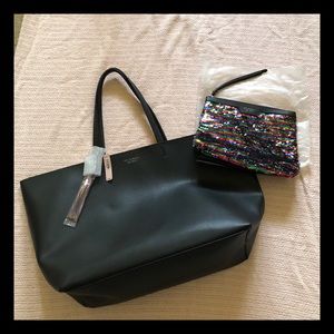 Victoria’s Secret Shopper Tote Bag w/ make-up bag
